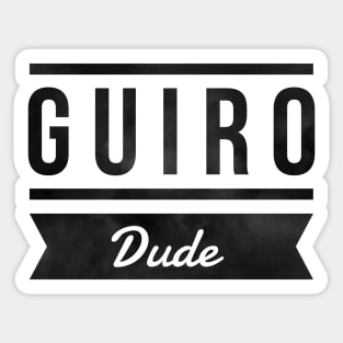 Guiro Dude Sticker